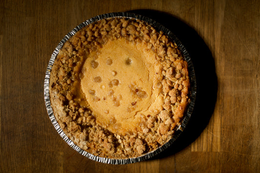 Brown Butter Maple Peach Crumble